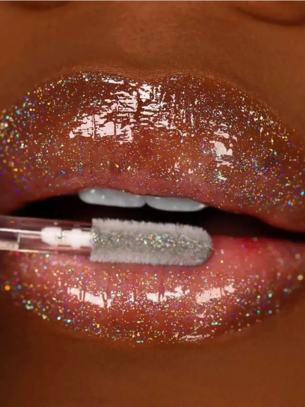 Queen Cosmetics Glitter Holographic Lipgloss Trio New FullSz Euphoria Angel Heat